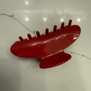 PARKE Back to School Claw Clip in Maroon Red NEW Parke Maroon Clawclip | TikTok main image 4